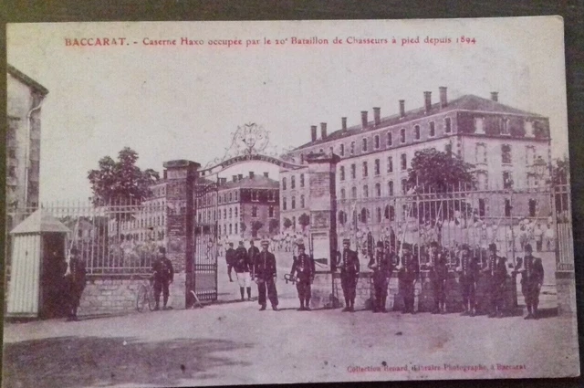 MILITARY LIFE THEME - BARRACKS - CPA 54 - BACCARAT Haxo Barracks