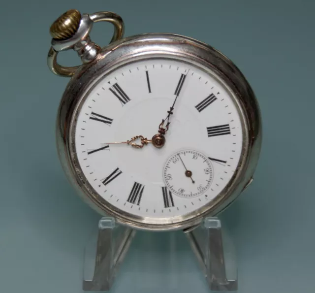 Alte Taschenuhr aus Silber 0.800 - Archimede Patent - Sehr guter Zustand