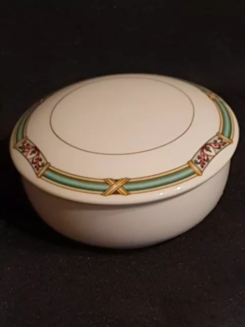 Villeroy & Boch Porzellan-Deckel-Dose Ø 8 cm Dekor OROFINO