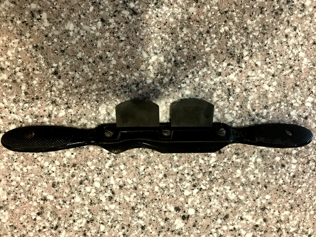 Vintage Stanley No 60 Double Iron Spoke Shave Plane Marked Rule Original Tool
