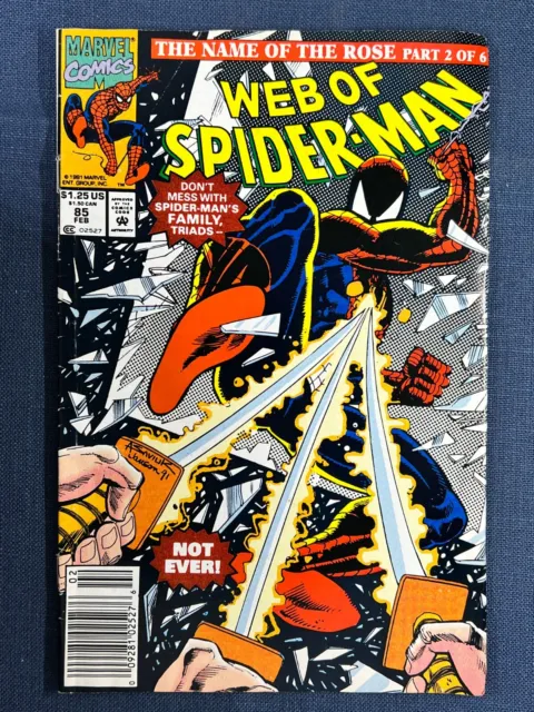 Web of Spider-Man #85 Vol. 1 (1985-1998, 2012)Marvel Comics