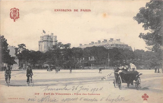 Cpa 94 Fort De Vinennes Place Des Barracks