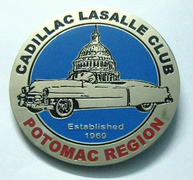 Voiture Badge-Cadillac Lasalle Potomac Région Grill Badge Emblème Logos Métal