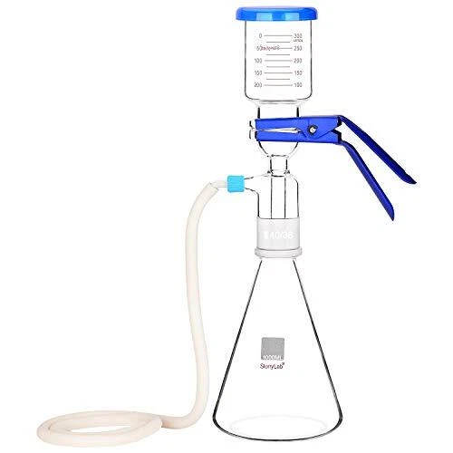 Glass Filtration Apparatus, Borosilicate Glass Vacuum Filtration Assembly