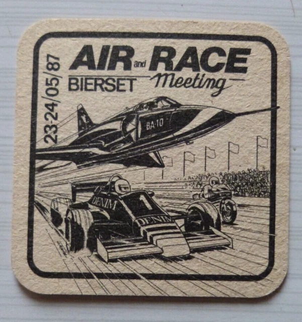 Sous Bock Biere Cristal Alken, Air And Race Meeting, Bierset  1987