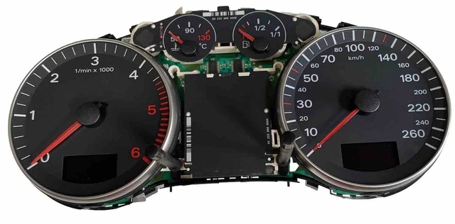 Compteur De Tableau De Bord Pour Audi S3 8P - Occasion Fonctionnel Avec Marques D'usure