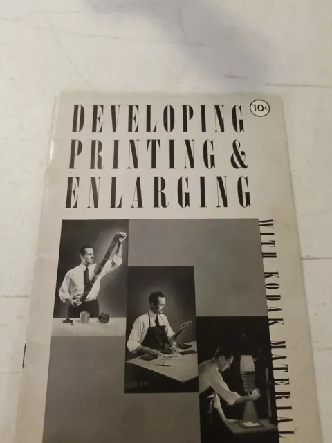 Impresión y ampliación vintage de desarrollo con materiales Kodak 1942 2