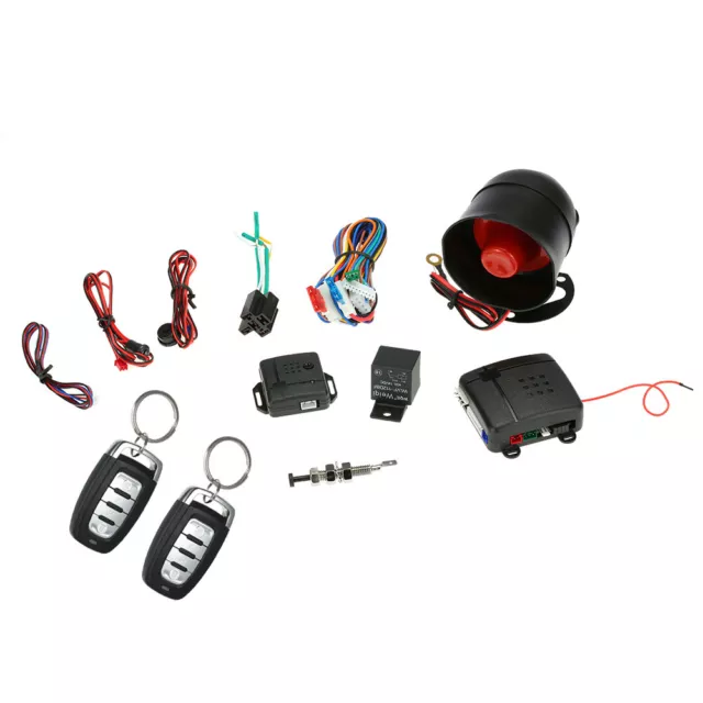 Car Security Alarm System Immobiliser Universal Remote Central Locking Kit S7L3