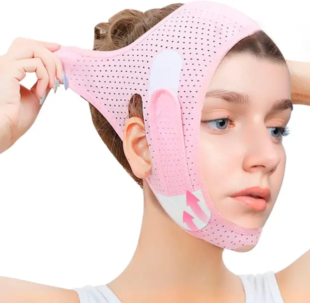REUSABLE V LINE Lifting Mask, Double Chin Mask, Chin Strap, Face