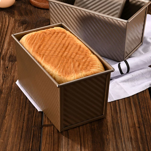 Molde de caja con tapa moldes de caja de aluminio con tapa dorada