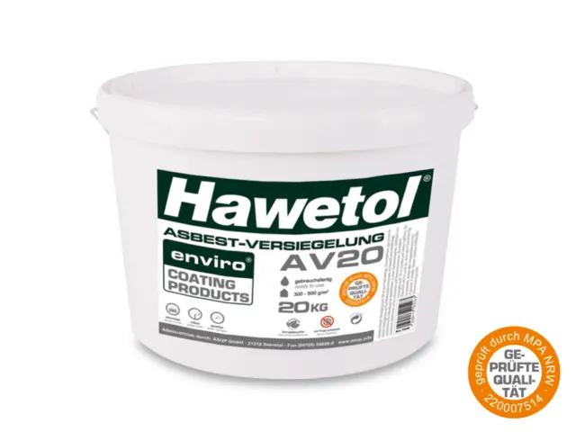 Hawetol Asbest-Versiegelung AV 20, Beschichtung (20 kg)