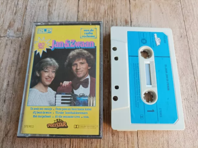 Jan & Zwaan 20 Jaar Cassette  Audio Tape Holland Pop Vintage