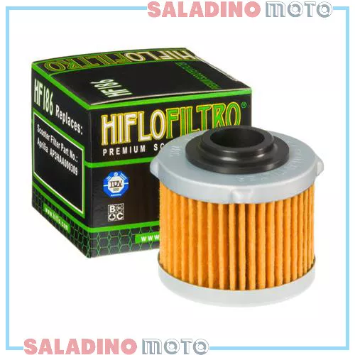 Filtro Olio Hiflo Hf186 Aprilia Scarabeo Light Net 125 200 E1718600