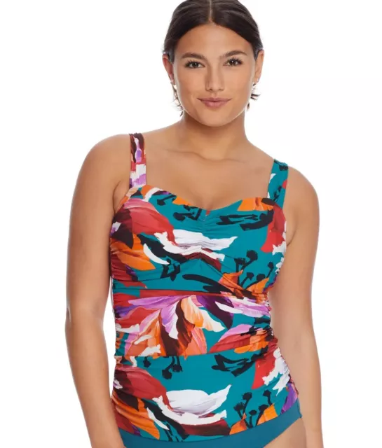 Profile by Gottex MULTI Sugar And Spice Tankini Swim Top, US 34G, UK 34F