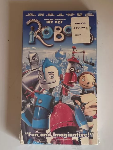 20TH CENTURY FOX, Robots, 2005, VHS Tape, Watermark, New Sealed, Robin ...