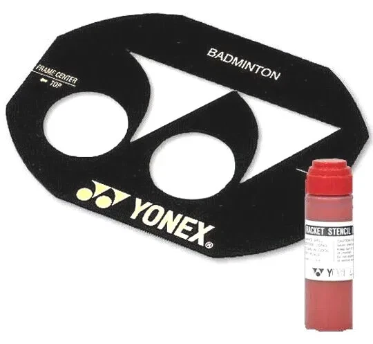 Stencil Ink Racket String YONEX BADMINTON RACKET String Logo Stencil Card - And String Stencil ...