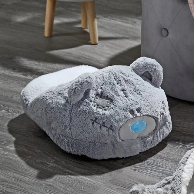 TATTY TEDDY FOOT Warmer Cuddly Double Slippers Soft Embroidered