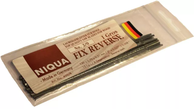 Laubsägeblätter für Holz Niqua Fix Reverse div. Grössen 1A TOP Qualität