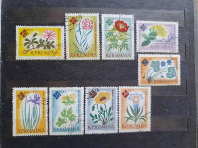 Romania 1961 Botanical Gardens Bucharest Set Stamped VE68