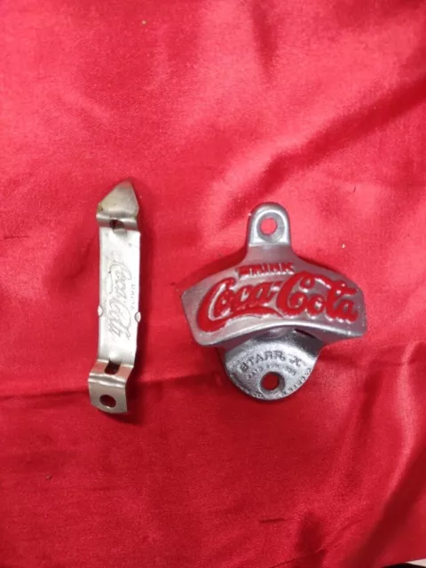 Vintage Coke Coca Cola Soda Bottle Opener Starr X  Wall Mount