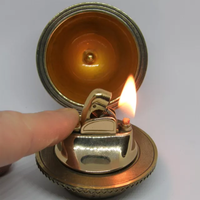 Briquet essence Evans modèle de bureau - Made in USA - RARE - vintage lighter