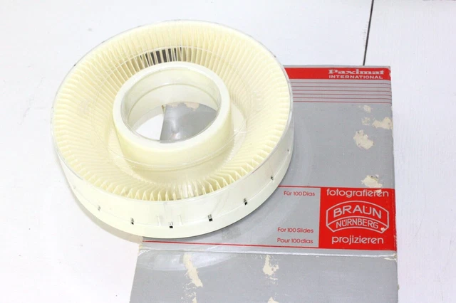 Braun Paximat original Magazin 100 für Dias Diamagazin für 100 Dias in OVP