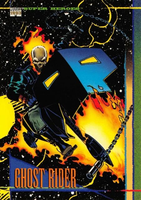 GHOST RIDER / 1993 Marvel Universe Series 4 (SkyBox) BASE Trading Card #105