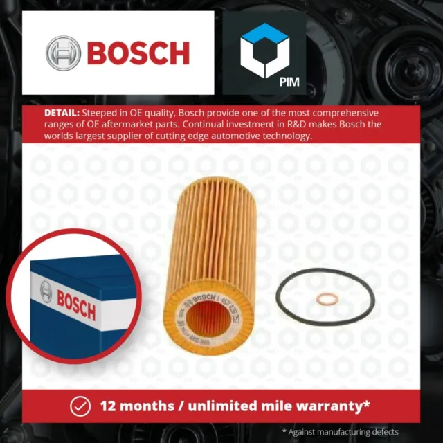 Oil Filter fits BMW X5 E53, E70 3.0D 03 to 10 Bosch 11427788454 11427788460 New