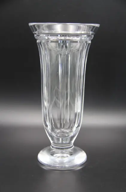 Vintage Stuart Crystal Style Weighted 9.5" Vase Made in England