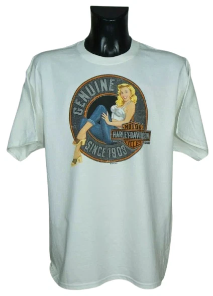 T-shirt Harley Davidson Personnalisé - Taille XL - Neuf Sans étiquettes - Coton 200g