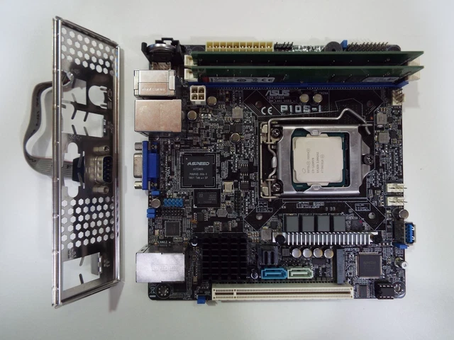 マザーボード ASUS P10S-I Xeon E3-1220v6 8GB ECC ITX マザーボード ASUS P10S-I Xeon E3-1220v6 8GB ECC ITX Asus