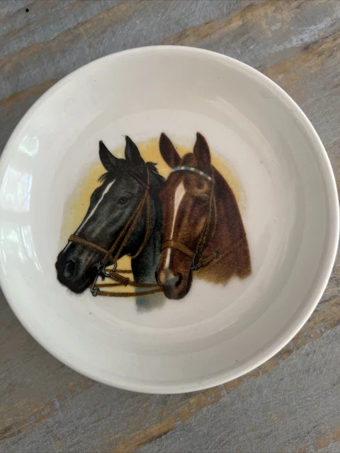 Vintage Set/Lot of 4 Ashland Kentucky Horse Head Dipping 4” Bowls Souvenir