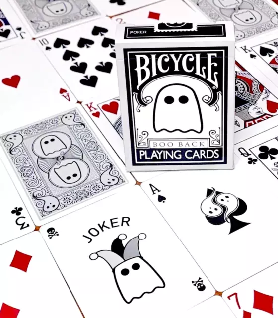 Bicycle BOO Back playing cards Bicycle Boo Deck