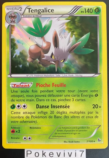 Pokemon Card TENGALICE 7/106 Holo XY2 Sparks FR