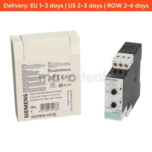 Siemens 3UG3534-1AC50 Voltage Monitoring Relay NEW NFP