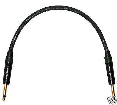 Spirit SC Gold Guitar Lead. 1/4 inch Mono Neutrik Straight Jack 3m, 5m, 6m Cable