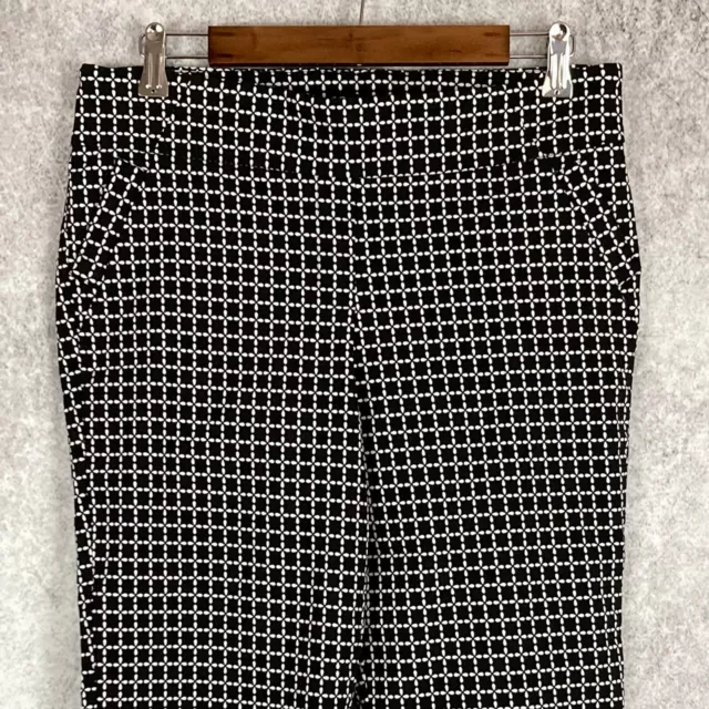 Simply Vera Wang Faux Leather Pull On Pants Womens Size XL Stretch Black  Vegan 
