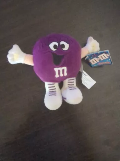 1998 M&M Minis Swarmees Plush Vocal Violet Rare Stuffed Collectible Toy