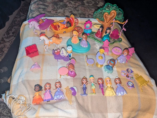 DISNEY SOFIA THE First Bundle Princess Sofia Figures &Others Figures 3 ...