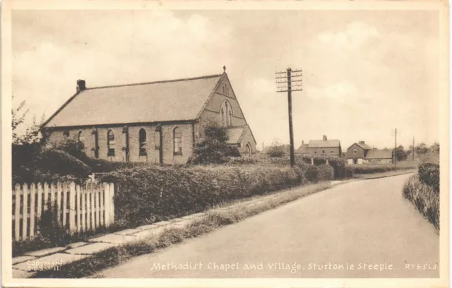 Sturton le Steeple near Gainsborough & Retford. Methodist Chapel # S.L.5 by Tuck