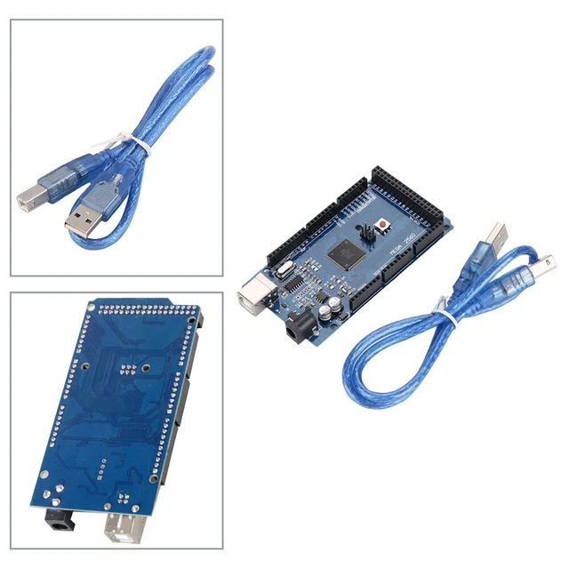 ARDUINO MEGA 2560 R3 ATMega2560-16AU CH340G Compatible Board with USB ...