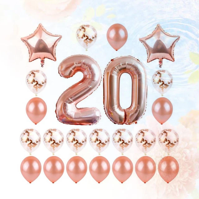 Boland - Palloncino in foil numero, dimensione cm 36, color oro, palloncino numero, numero, palloncino, pallone, compleanno, anniversario, compleanno bambini, decorazione, regalo