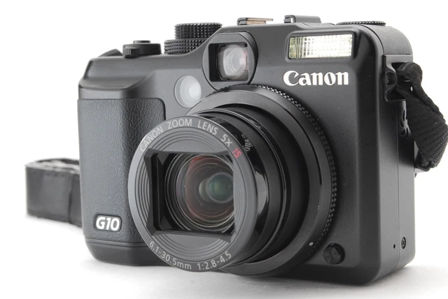 【NEAR MINT in BOX】 Canon PowerShot G10 14.7MP Digital Compact Camera Black JAPAN 2