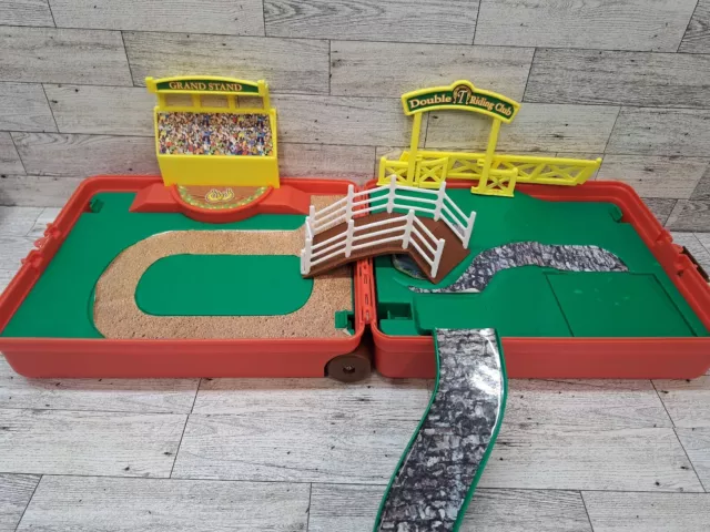 VTG 2001 Pull Alongs The Go Anywhere Travel Horse Ranch Suitcase Toy INCOMPLETE