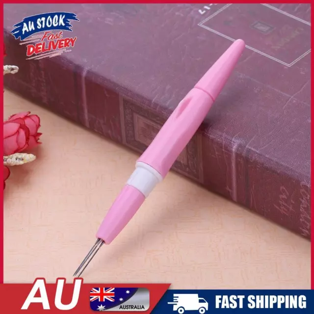 AU Felting Starter Portable Comfortable for DIY Patchwork and Craft (Pink)