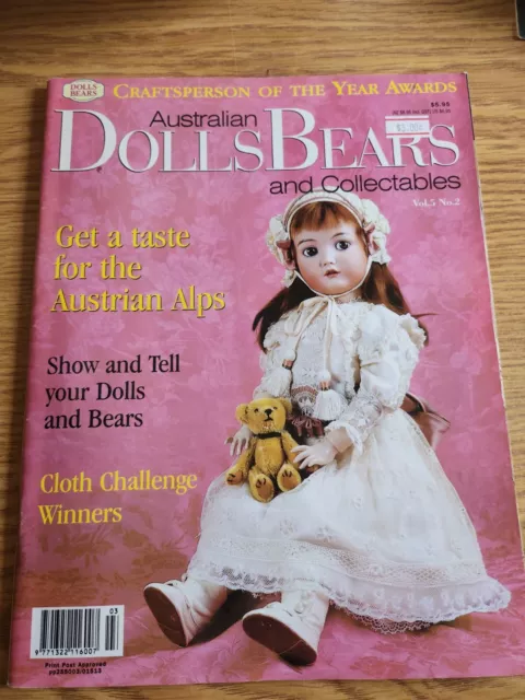 Australian Dolls Bears And Collectables Magazine Vol. 5 No. 2