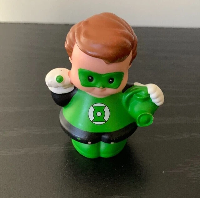 Little People Green Lantern Figure Super Hero DC Comics 2011 Mattel