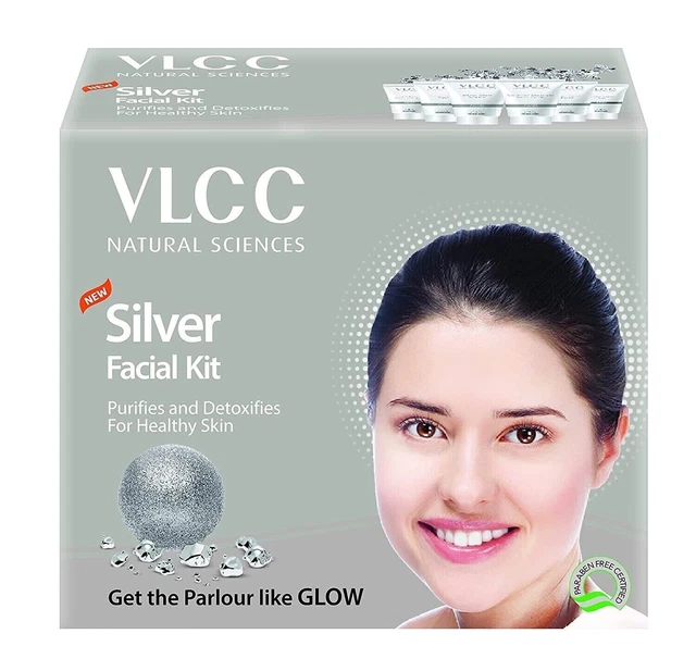 VLCC Natural Sciences Silver Facial Kit 60 grammi per una pelle sana