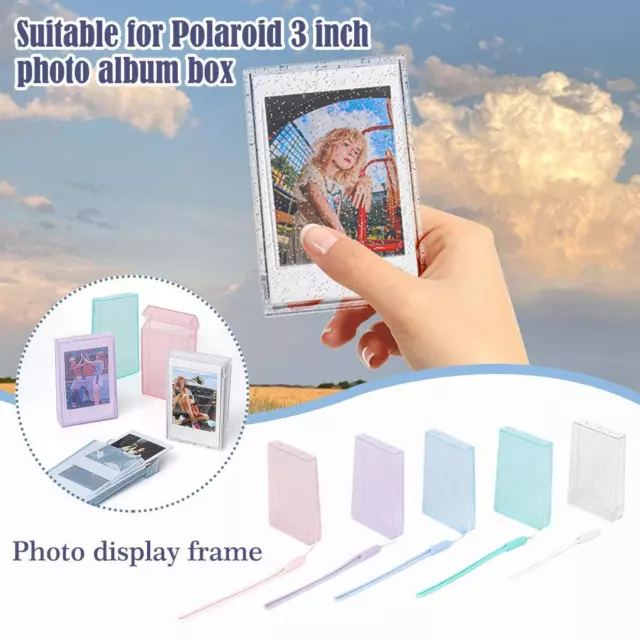 Album photo 3 pouces porte-carte photo transparent Instax Mini stockage d'alb I4