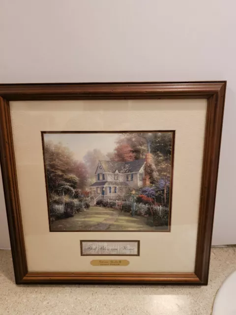 Thomas Kinkade Victorian Garden II  Matted & Framed Lithograph 2006